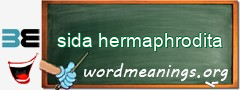 WordMeaning blackboard for sida hermaphrodita